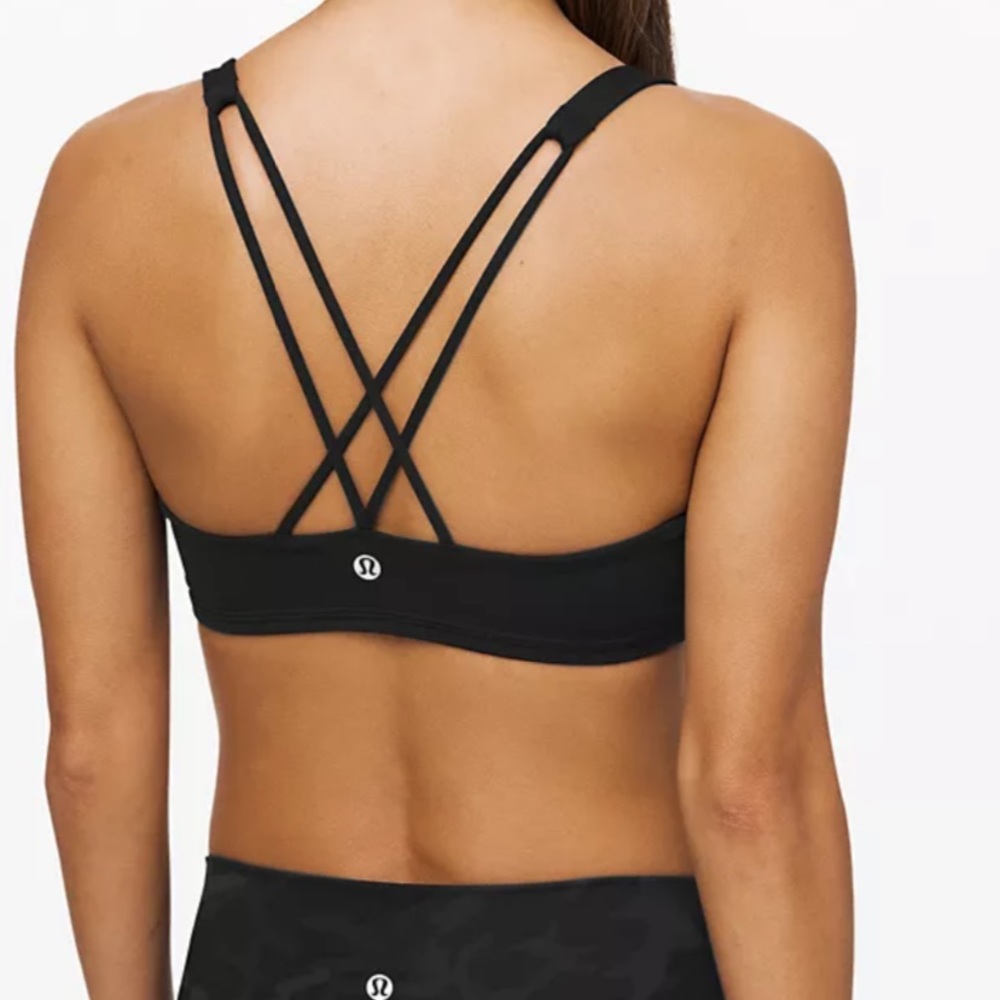 Lululemon Black pullover free to be bra